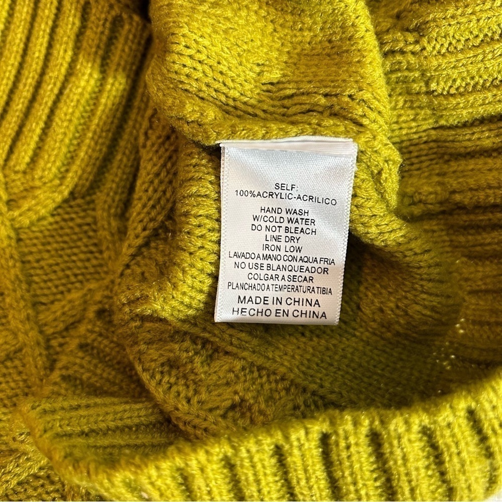 Listicle Cropped Pom Pom Sweater - Size S - Picture 7 of 7